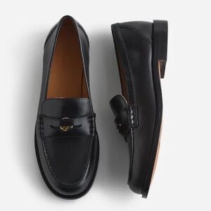 Madewell Grayson Penny Loafer Black Preppy